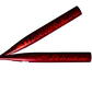 Two views of the barrel of a red 2021 Freak Primo Maxload USSSA bat with the Primo logo on one and Miken on the other - SKU: MP21MU image number null
